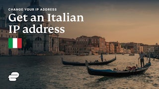 How to get an Italian IP address